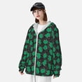 thumbnail image 3 of Vsdgher Cartoon Kawaii Frogs Print Adult Hoodie Shirts Rash Guard for Men Women,Long Sleeve Sun Protection Fishing Shirts for Athletic Running Swim-Large, 3 of 7