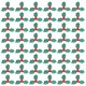 thumbnail image 1 of Berry Tree Decoration 100Pcs Green Cloth Applique DIY Decoration For Christmas Banquet Room Party Style, 1 of 5