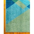thumbnail image 6 of Unique Loom Estrella Collection Area Rug - Gaudi (7' 1" x 10' Rectangle Green/Beige), 6 of 7