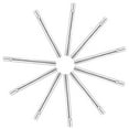 thumbnail image 4 of Miangastore Wind Chime Replacement Tubes Silver 10Pack 3.9In Family Adornment, 4 of 9