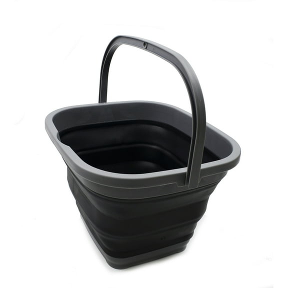 SAMMART 10L (2.6 gallon) Collapsible Rectangular Handy Basket / Bucket