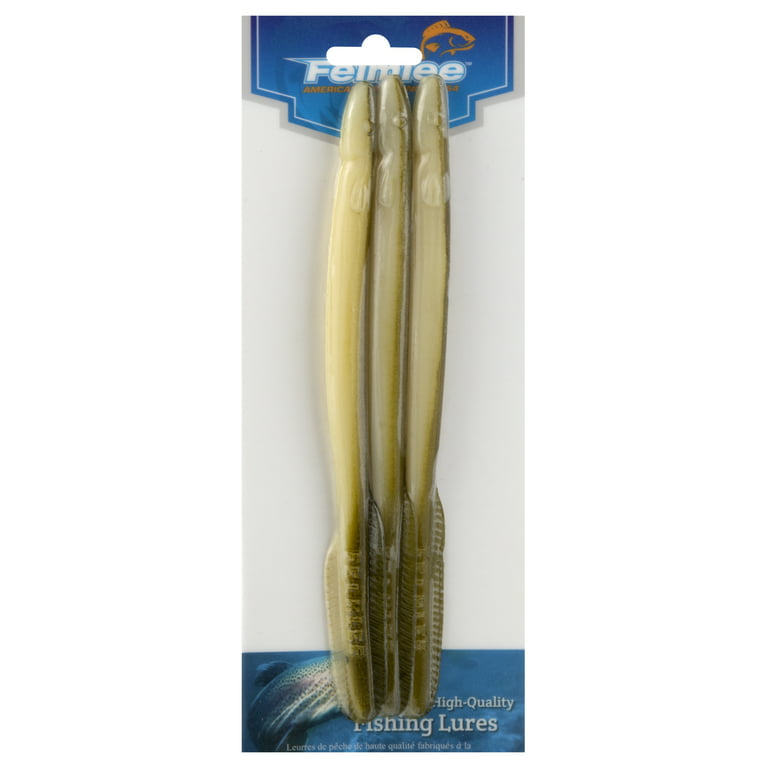 Felmlee Lures Eel 7 In. Soft Bait, Natural Dace 