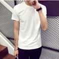 thumbnail image 3 of Men Cotton T-Shirt Loose Oversize Tshirt Casual Breathable Short Sleeve, 3 of 8