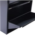 thumbnail image 3 of MONIPA Gray 3 Drawer Shoe Storage Cabinet Wall Mounted Metal Shoe Cabinet for Entryway, Hallway, and Corridor, Holds 9 Pair Shoes, 3 of 9