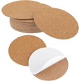 thumbnail image 1 of 20Pcs Self-Adhesive Cork Coaster Backing Sheets Sticky Cork Coasters Round Cork Sticker Peel Padding Ceramic Backing Sheets Pads Sticky Cork Craft Supplies Fit Wall Mat Tiles DIY Glass, 1 of 5