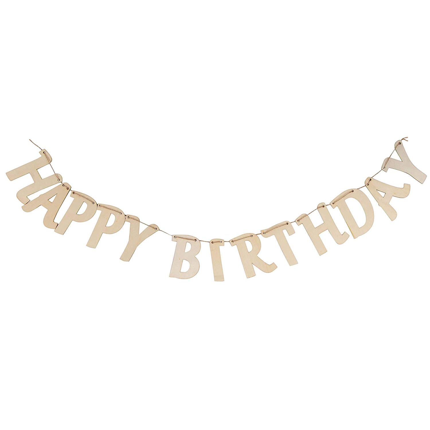 happy birthday garland diy