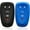 black and blue, variant on Dobrev 5 Buttons Silicone Case Protector Key Fob Cover Smart Car Remote Holder for Chevrolet 2016 2017 2018 Camaro Cruze Malibu Volt (red)