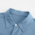 thumbnail image 6 of Ashirexll Mens Button up Shirts Short Sleeve, Big and Tall Shirts for Men, Button up Shirts with Pockets Summer Casual Short Sleeve Turndown Collar Tops, 6 of 6