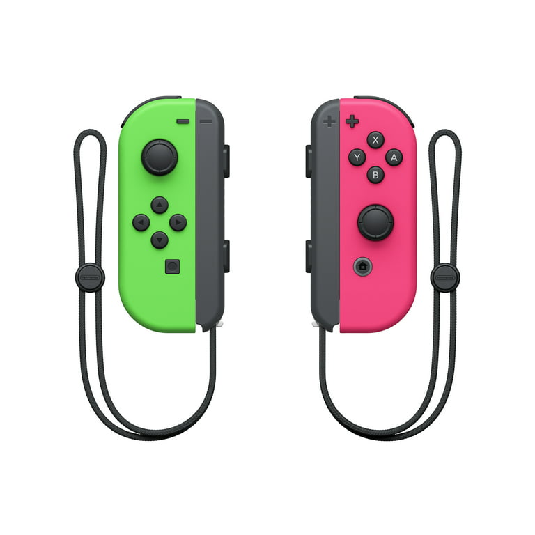 Nintendo Switch Hardware with Splatoon Joy-Cons Switch) 2 Neon + Pink (Nintendo Green/Neon