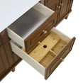 thumbnail image 6 of James Martin Vanities 424-V72 Lorelai 72" Single Basin Wood Vanity Cabinet Only - White, 6 of 7
