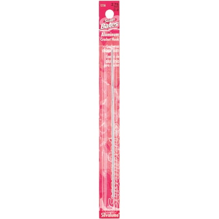 Susan Bates Silvalume Crochet Hooks 5-1/2: Size J (6mm), Light Yellow Multi-Colored