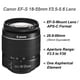 Canon EOS Rebel T100 / 4000D DSLR Appareil Photo avec Objectif 18-55 Mm, Mémoire SanDisk 32 Go, Trépied, Sac à Dos et Pack ZeeTech – image 3 sur 7