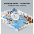 thumbnail image 4 of Détecteur de Fuite d'Eau Intelligent, Kit d'Alarme de Fuite d'Eau : 1 Sirène Intelligente + 2 Capteurs de Fuite, avec Alertes App et Son Réglable 100dB, pour Goutte Ou Inondation dans Cuisine Salle de Bain sous-Sol (WiFi 2.4G), 4 of 6