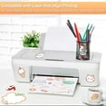 thumbnail image 4 of Qucyy Shipping Labels, 8.5"x11" Shipping Label Paper, 2 Per Page Printable Sticker Paper, Shipping Label Printer Paper, Label Paper for Laser/Inkjet Printers 5.5x8.5"|80 Labels, 4 of 5
