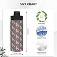 thumbnail image 3 of Yiaed Poodle Dog Print Sports Insulated Kettle Bottle Reusable Stainless Steel Insulated Cup, Outdoor Portable Casual Stainless Steel Insulation Cup, 3 of 7