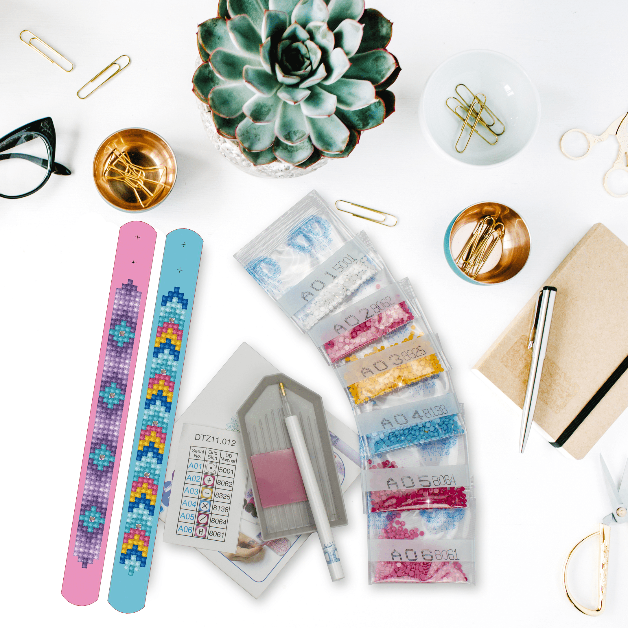 Diamond Dotz Dotzies Unicorn Activity Set Diamond Painting Kits for Kids - Diamond Art Kits a Relaxing Creative Craft Kit with Dotz Gems