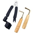 thumbnail image 4 of lionlar Guitar Repair Maintenance Tool Kits, Wooden String Tuning Wrench, Multi-Function A, 4 of 9