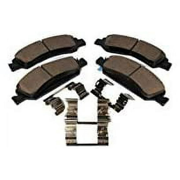 Disc Brake Pad Set Fits select: 2008-2013 CHEVROLET SILVERADO, 2008-2013 GMC SIERRA