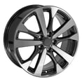 thumbnail image 4 of OE Wheels LLC 18 Inch Rims Fit Altima Style 5x114.3 NS30 18x7.5 Gloss Gunmetal Machined Hollander 62720 SET, 4 of 5