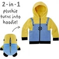 thumbnail image 2 of Cubcoats Transforming 2 in 1 Toddler Unisex Universal Studios Bob the Minion 2-in-1 Stuffed Animal Hoodie Yellow Size 2T, 2 of 6
