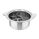 thumbnail image 4 of Olla caliente divisora Shabu, olla china de doble cara, estufa de inducción, olla de gas portátil, utensilios de cocina, olla para fiesta, cocina en 18cm sin tapa BLESIY Ollas Calientes Divididas, 4 of 8