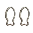 thumbnail image 2 of Cheers.US 2Pcs Keychain Clips Mini Carabiner Small Aluminum Durable Quick Release Auto Locking Fish-shape Spring Loaded Wire Gate Clip for Home Rv Camping Fishing Hiking Traveling and Sports, 2 of 5