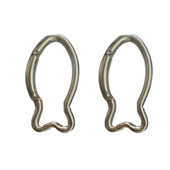 2Pcs Fish-Shaped Aluminum Alloy Carabiner Outdoor Safety Fast Hanging Custom Mountain Climbing Buckle Carabiner Colorful Keychain