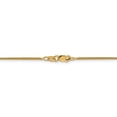thumbnail image 4 of Leslie's Real 14kt Yellow Gold .8 mm Diamond Cut Princess Square Spiga Chain; for Adults and Teens; for Women and Men, 4 of 5