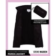 thumbnail image 2 of Steven Madden Women's Winter Coat - Packable Long Length Quilted Puffer Parka Jacket for Women, S-XL, 2 of 6