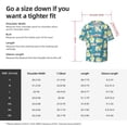 thumbnail image 5 of Xecao Cute Polar Bear Fishing Men's Casual Short-sleeved Shirt, a button-up collared shirt with a pocket-Medium, 5 of 5