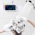 thumbnail image 6 of Ecohintz Waterproof Shower Phone Holder - 480° Rotation & Angle Adjustable Wall Mount, Foldable Extending Case for 6.8" Screens, Suction Cup for Bathroom & Kitchen, Touchscreen-Friendly, White, 6 of 8