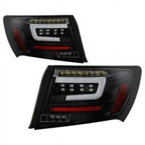Spyder 5087966 LED Tail Lights for 2008-2011 Subaru Impreza WRX 4-Door, Black