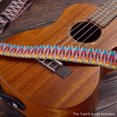 thumbnail image 4 of Adjustable Ukulele Strap Soft Polyester Woven Printing Pattern Shoulder Belt with Hanging Rope for Ukulele, 4 of 6