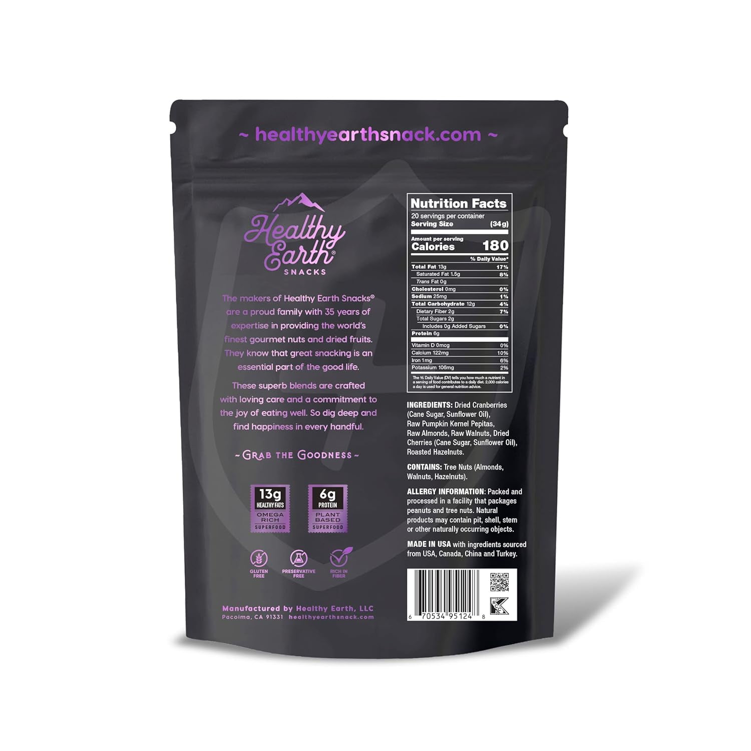 Mixed Nuts Unsalted | Trail Mix | Trail Mix without Peanuts | Gourmet Snacks, Protein Snacks, Gluten Free, No Preservatives, High Fiber (Natural Antioxidant)
