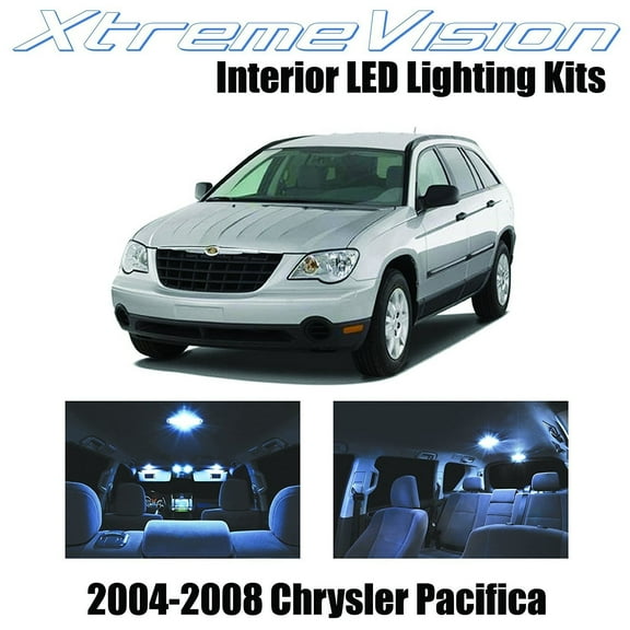 XtremeVision LED for Chrysler Pacifica 2004-2008 12 Pieces Cool White Premium Interior LED Kit Package installation
