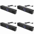 thumbnail image 1 of 4X Barra de Sonido para PC con Cable y Altavoz Alimentado por USB para TV, PC, Portátil, Juegos,  de Audio para Cine en Casa, 1 of 1