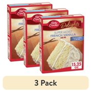 (3 pack) Betty Crocker Super Moist French Vanilla Cake Mix, 15.25 oz.