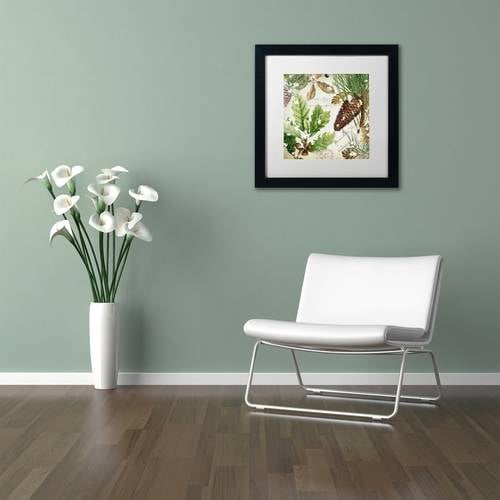 Trademark Fine Art "Snow Cones II" Canvas Art by Color Bakery White Matte, Black Frame