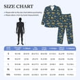 thumbnail image 4 of Sikiie Modern Excavator Mens Pajama Set, Soft Warm Long Sleeve Sleepwear, Cozy Button-Down Pjs for Men-Small, 4 of 7