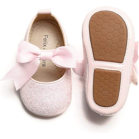 

Soft Sole Baby Shoes - Infant Baby Walking Shoes Moccasins Rubber Sole Crib Shoes