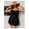 thumbnail image 5 of Women Plus Size Tankini Swim Top Swimwear Bathing Suit Tank Top Bandeau, 5 of 5