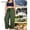 Army Green women plus size wide leg pants a1, variant on Cagogo Women Plus Size Wide Leg Elastic Waist Pants with Pockets Flowy Casual Loose Long Trousers Summer Beach Vacation Lounge Pants, Wine 2XL