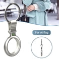thumbnail image 1 of Estuche De Metal Con Llavero Estuche Protector Portátil Resistente A Los Arañazos Compatible Con Airtags Bluetooth Tracker Funda Protectora De Piel Cateissary EL017634-05, 1 of 5