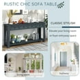 thumbnail image 4 of HMYG Console Table/Sofa Table with Storage Drawers and Bottom Shelf for Entryway,Hallway and Living Room (Navy), 4 of 12