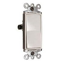 Leviton Decora 15 amps Three Pole Rocker Switch White 1 pk