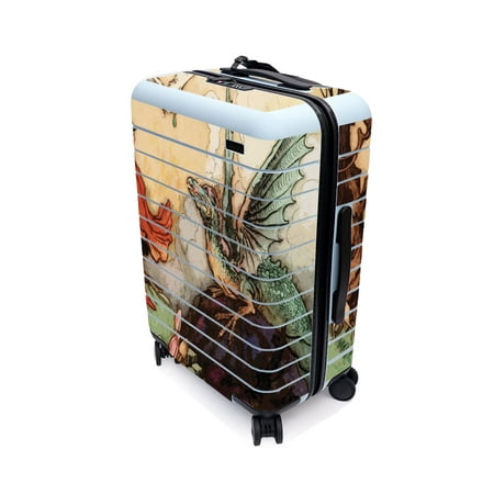MightySkins Skin for Away The Bigger Carry-On Suitcase - 420 Zombie | Protective, Durable, and Unique Vinyl Decal wrap cover | Easy To Apply, Remove, and Change Styles | Made in the