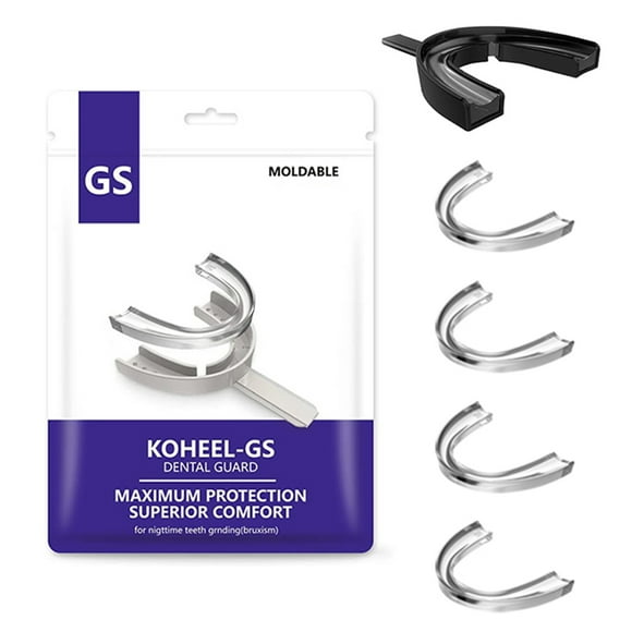 KOHEEL Protège-Dent Confortable pour le Broyage des Dents la Nuit, Lot de 5