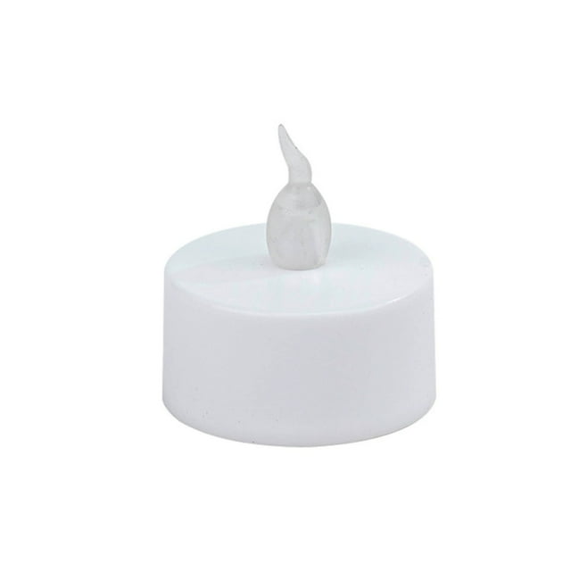 24pc LED Tea Light Candles, Realistic Battery-Powered Flameless Candles for Kitchen & Dining, Safe & Eco-Friendly Lighting for Home & Kitchen Décor, Wedding & Party Table Decor