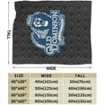 thumbnail image 3 of Old Dominion University Logo Ultra-Soft Micro Fleece Blanket Soft Comfortable Flannel Blanket Available for Bed Couch Living Room, 3 of 8