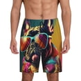 thumbnail image 2 of Picia Retro Bulldog Sunglasses Pajama Shorts for Men, Men's Pajama Bottoms, Sleepwear,Short Pajama Pants-4X-Large, 2 of 9